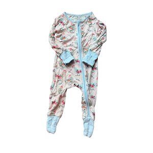Caden Lane Bamboo Convertible Zip Romper Pjs
